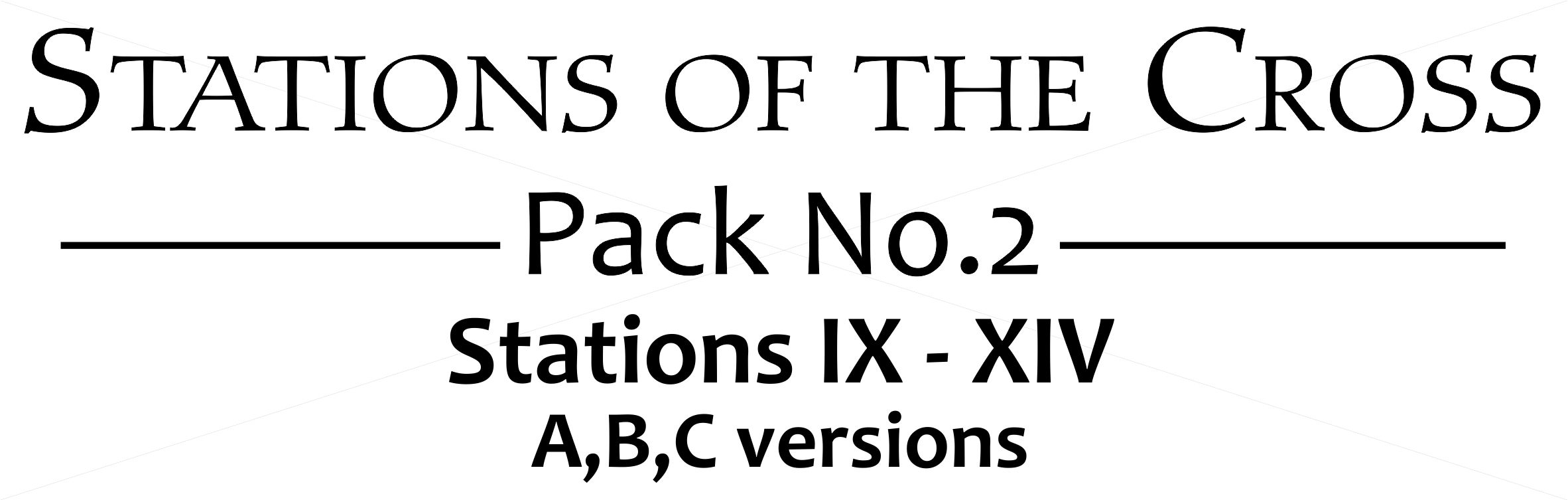 Signs of The Cross - Pack 2 - Banner - V2